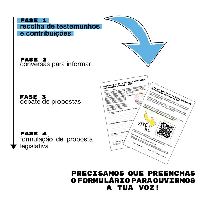 Publicação 3: as quatro fases do processo e o apelo ao formulário.